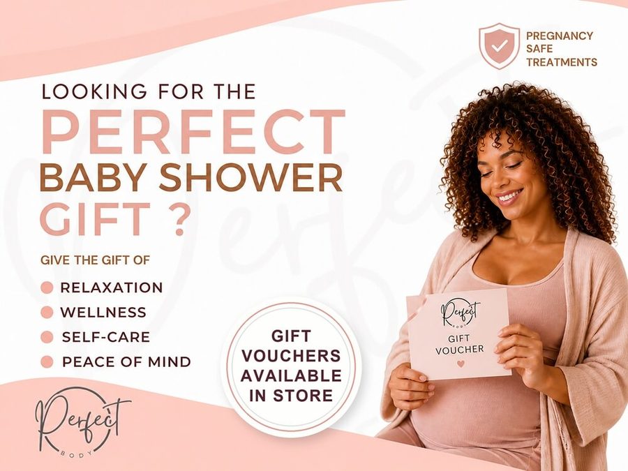 Perfect Body pregnancy-safe treatments and gift voucher promotion, Fourways Mall